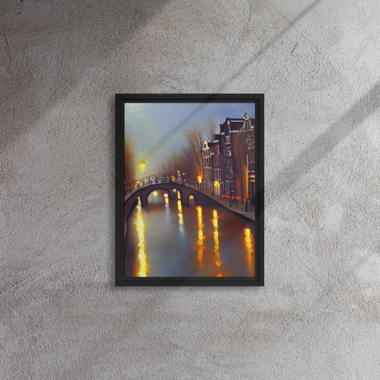 Amsterdam X - Framed Canvas