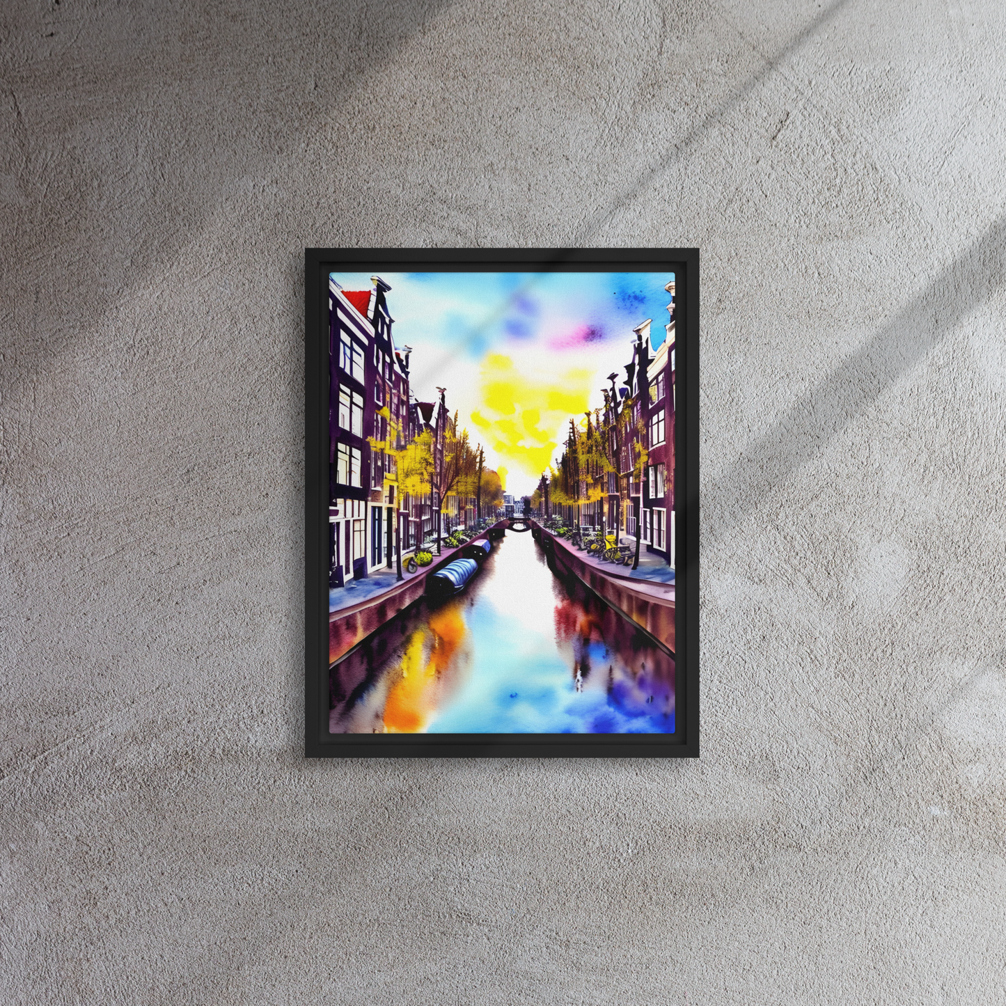 Amsterdam VII - Framed Canvas