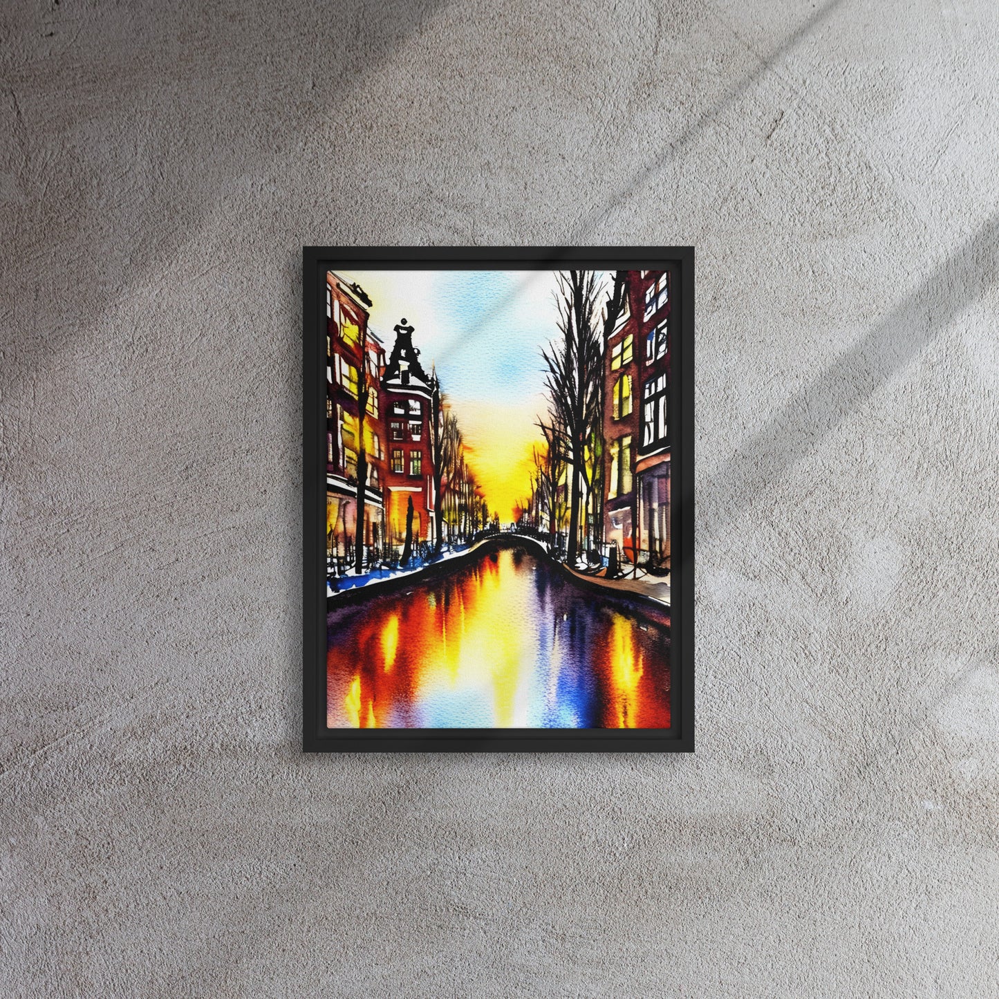 Amsterdam V - Framed Canvas