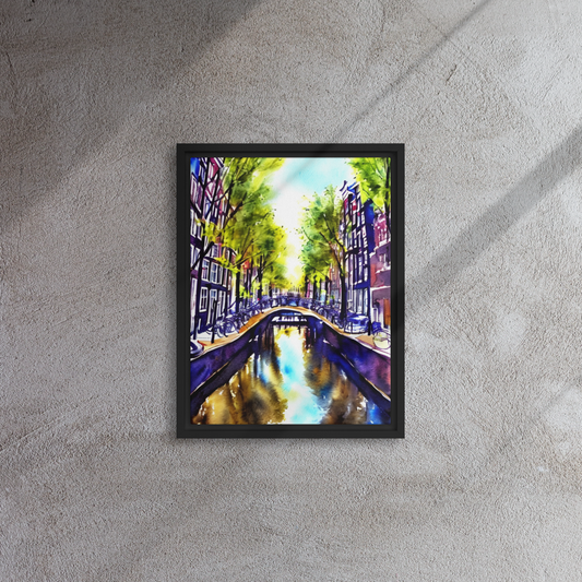 Amsterdam II - Framed Canvas