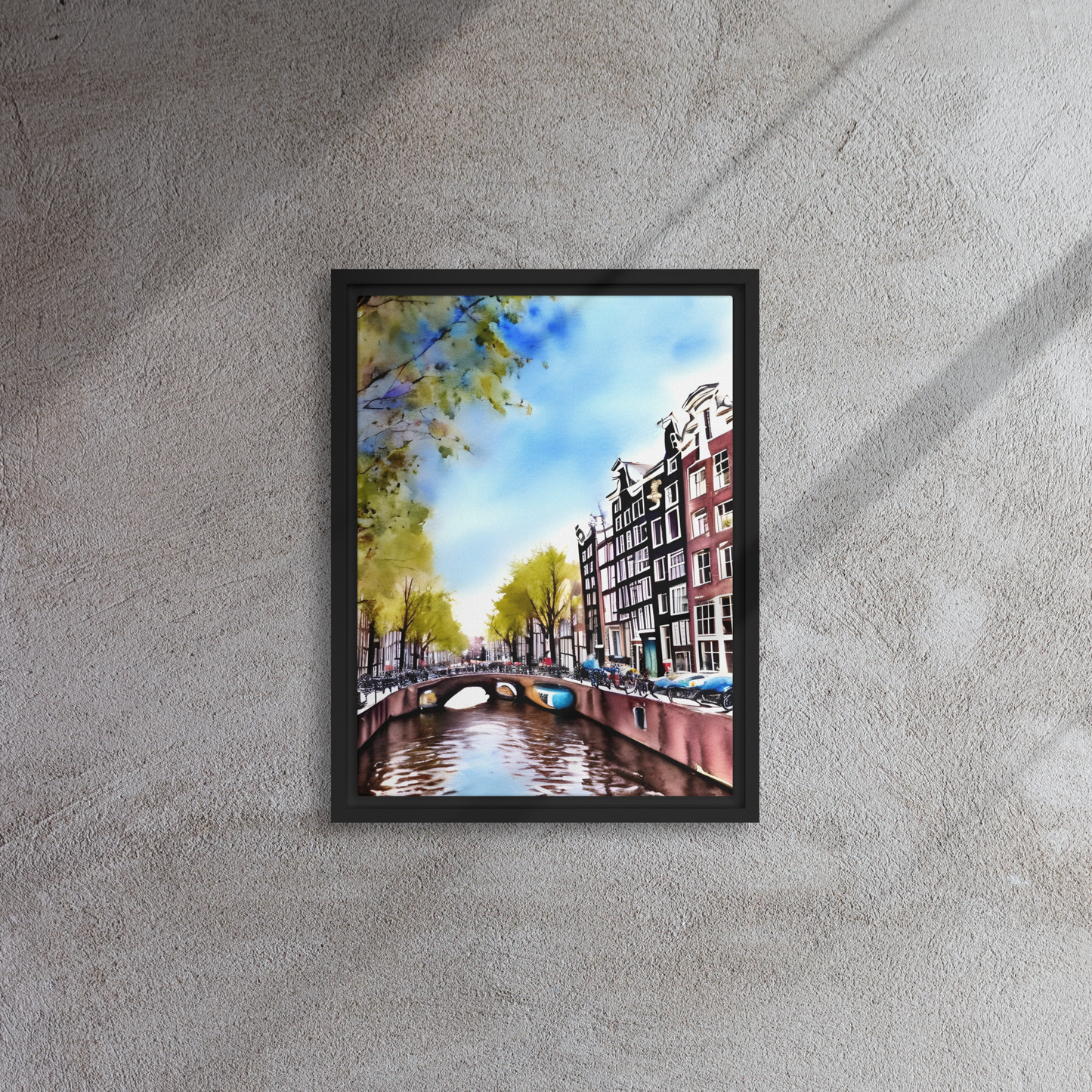 Amsterdam I - Framed Canvas