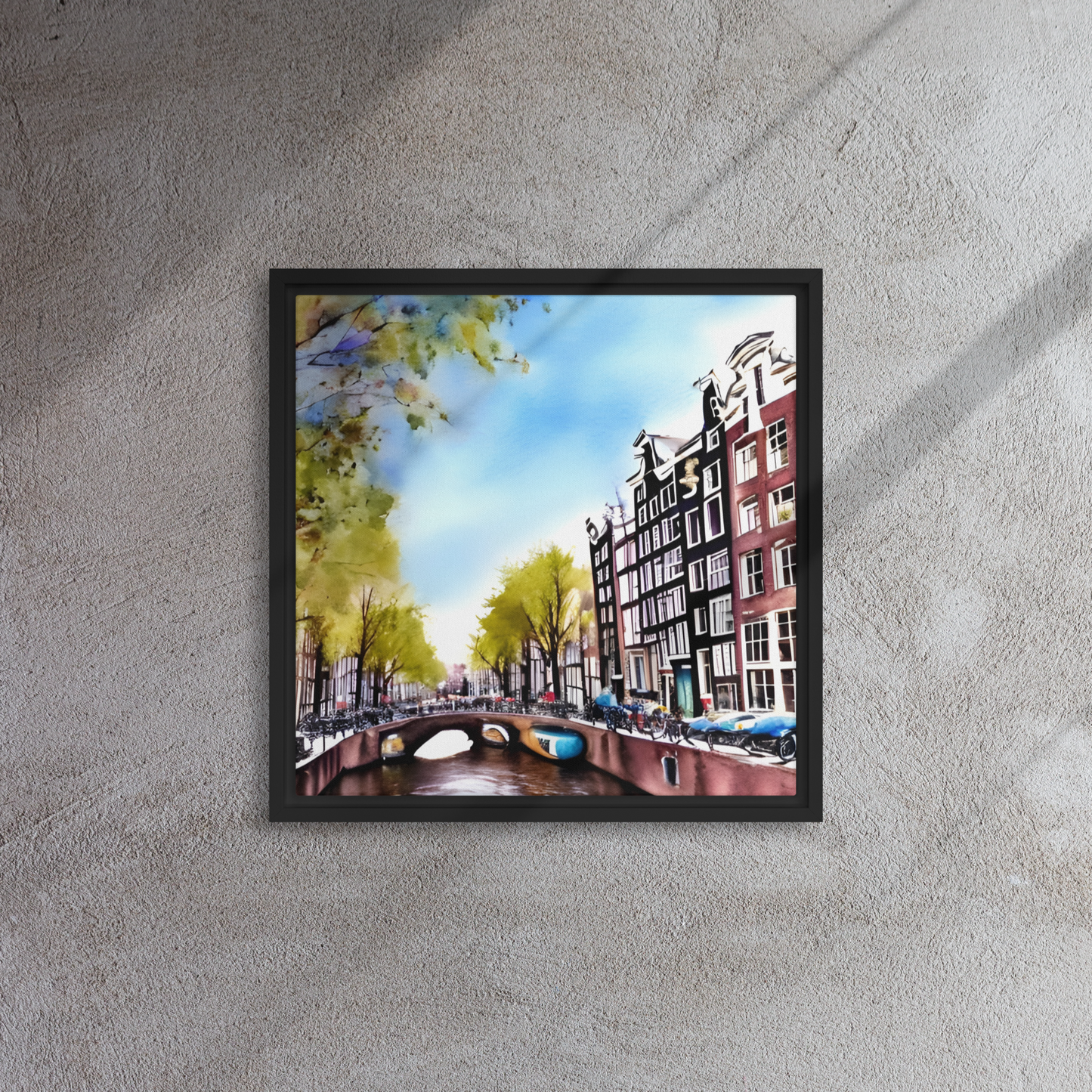 Amsterdam I - Framed Canvas