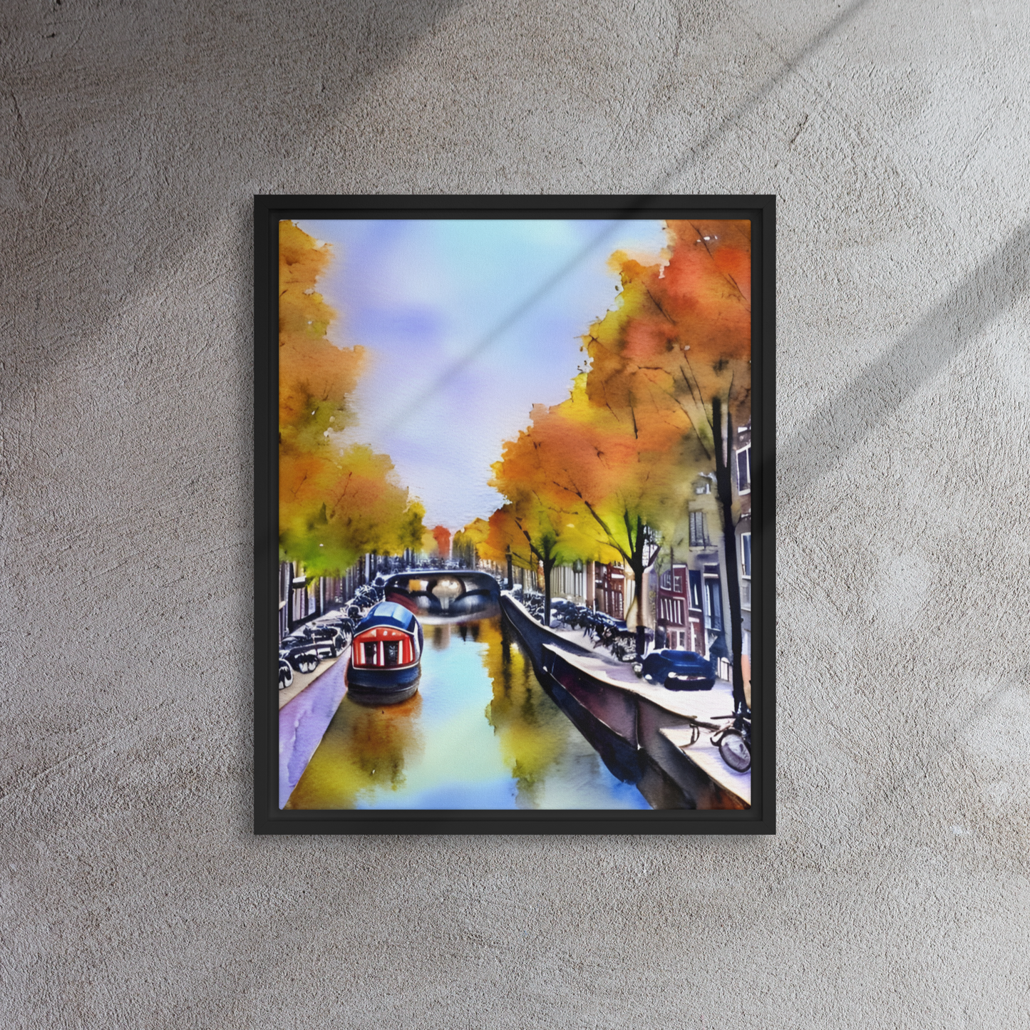 Amsterdam VIII - Framed Canvas