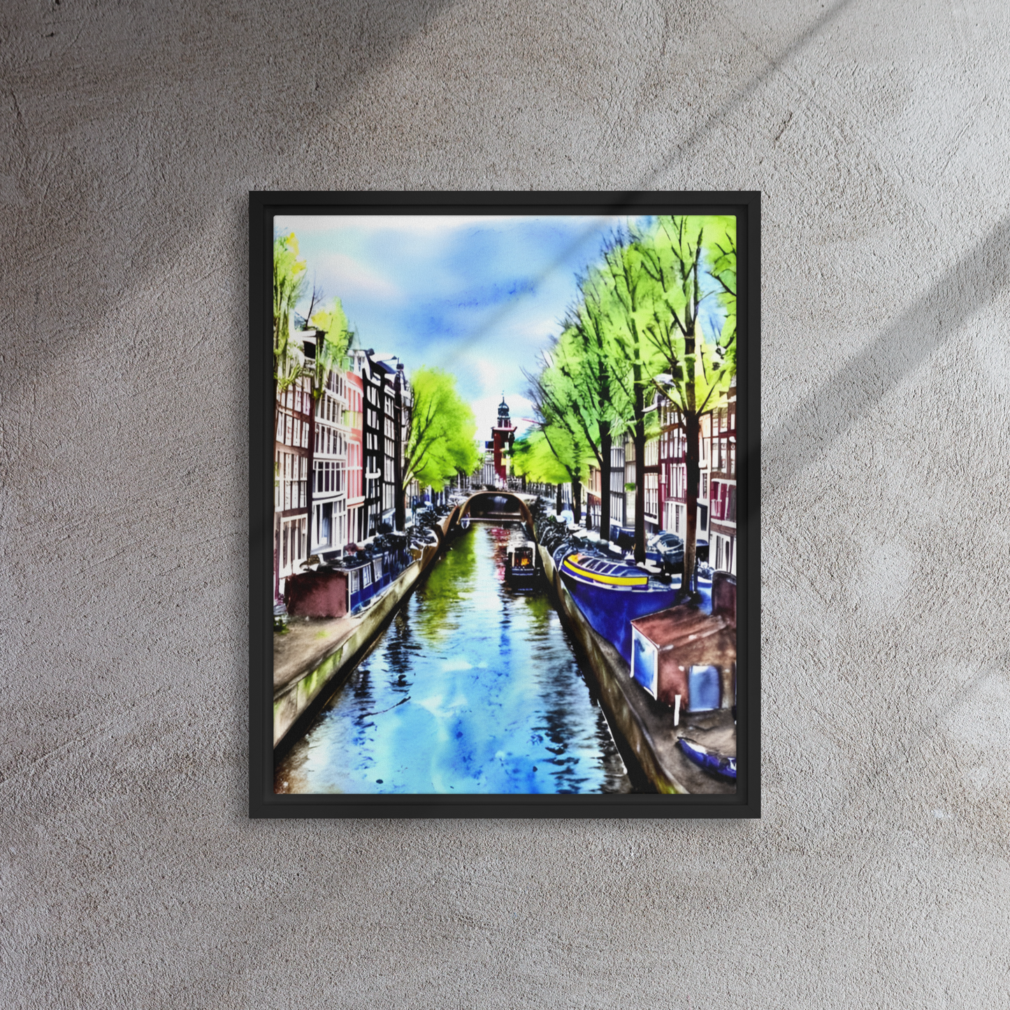 Amsterdam IV- Framed Canvas