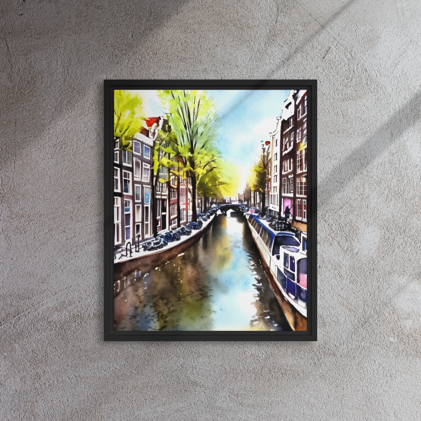 Amsterdam III - Framed Canvas