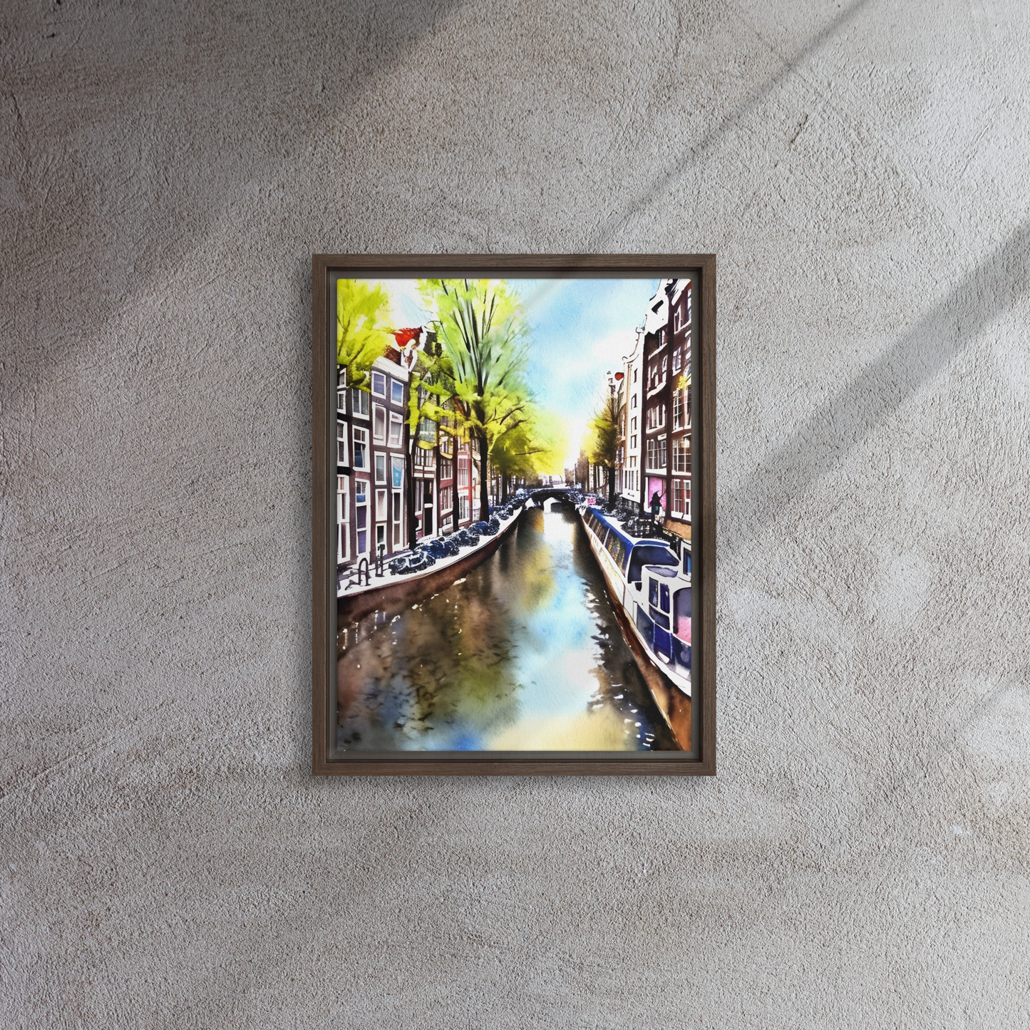 Amsterdam III - Framed Canvas