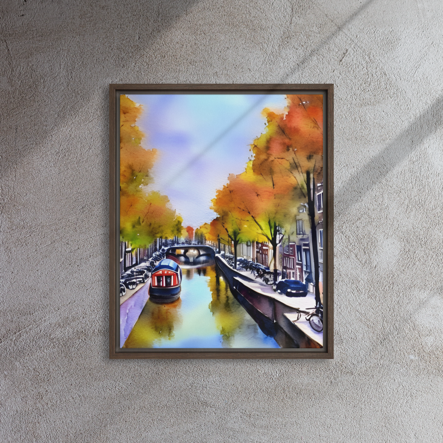 Amsterdam VIII - Framed Canvas