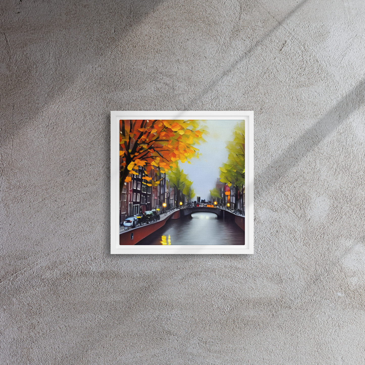 Amsterdam IX - Framed Canvas