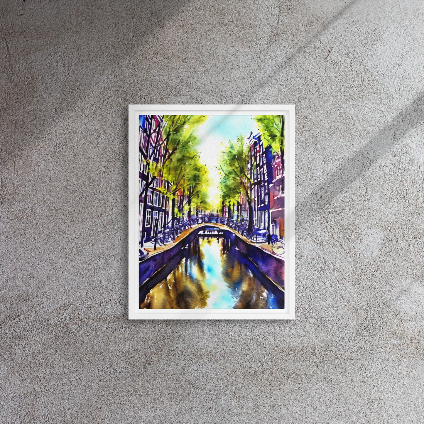 Amsterdam II - Framed Canvas