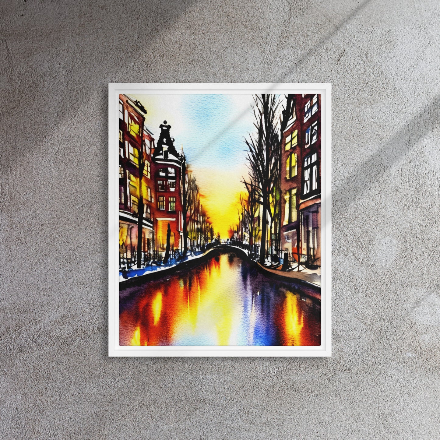 Amsterdam V - Framed Canvas