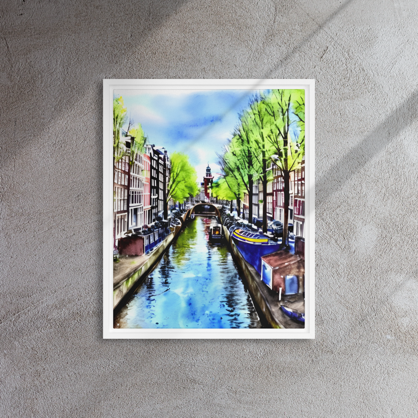 Amsterdam IV- Framed Canvas