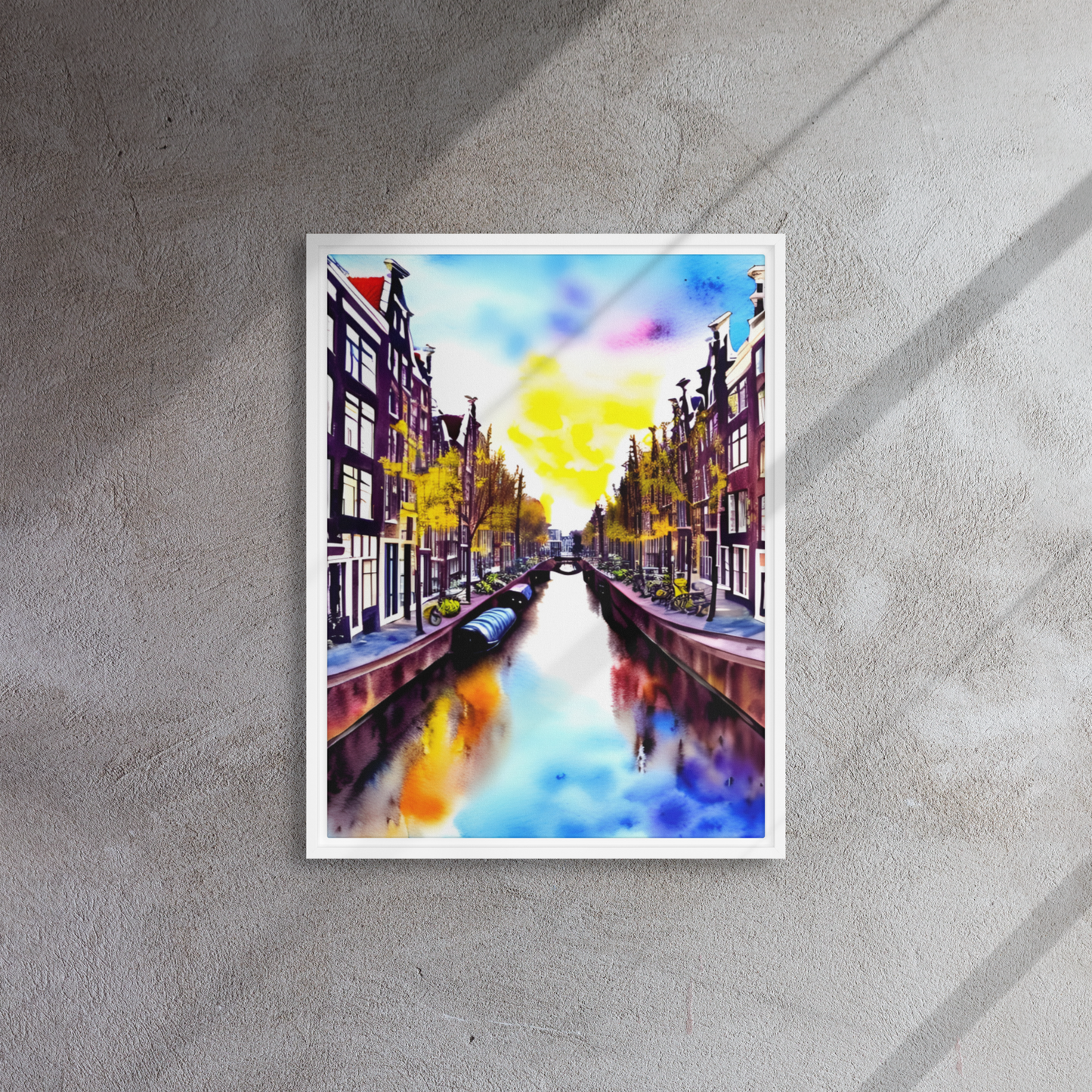 Amsterdam VII - Framed Canvas